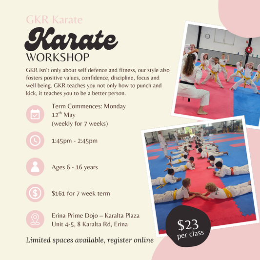 Karate Workshop Series with GKR Karate