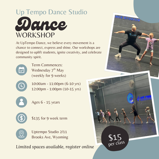 Dance Workshop Series with Up Tempo Dance Studio