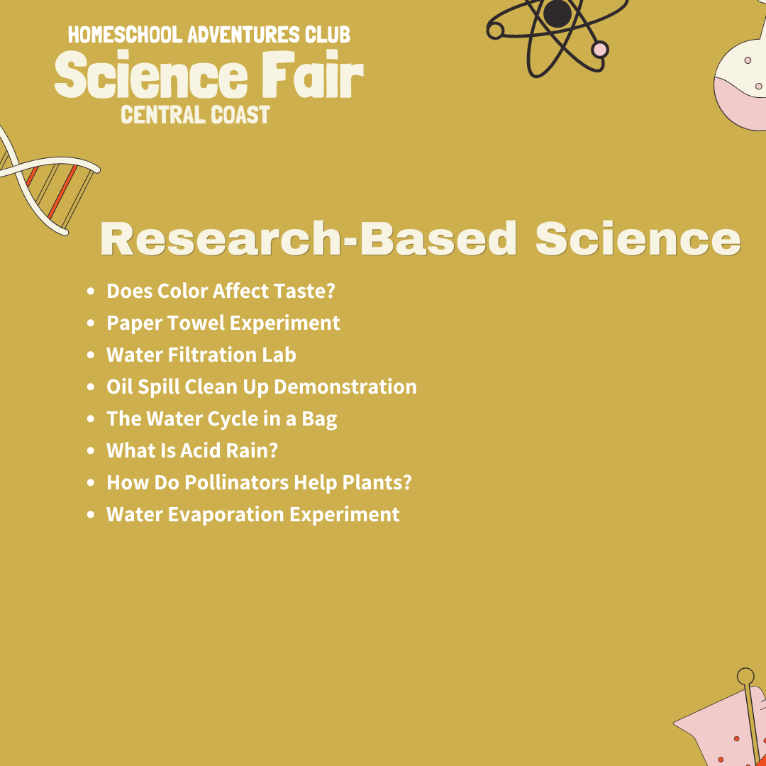 Homeschool Adventures Club Science Fair