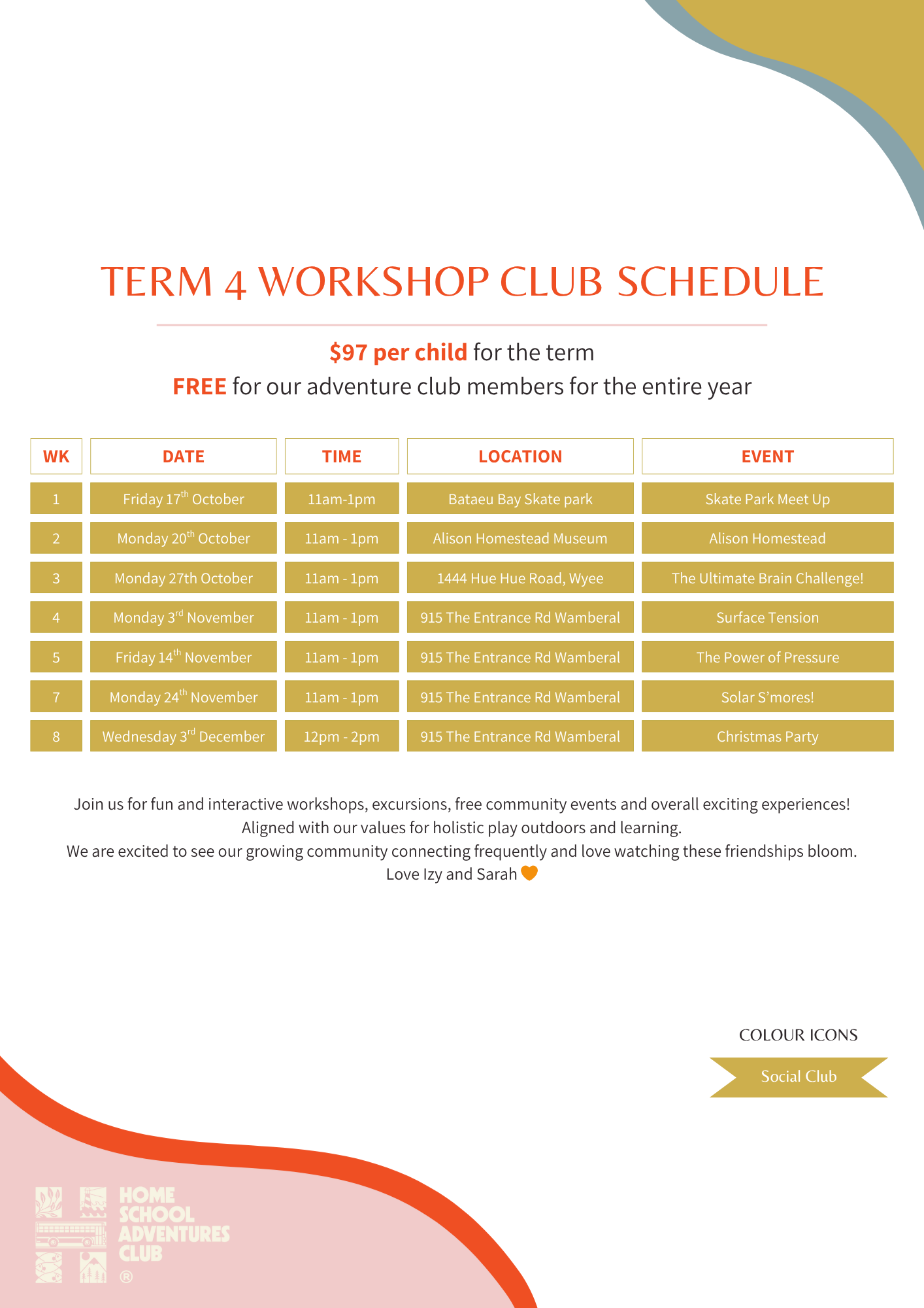 Homeschool Workshop Club