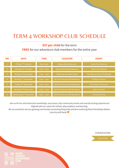 Homeschool Workshop Club