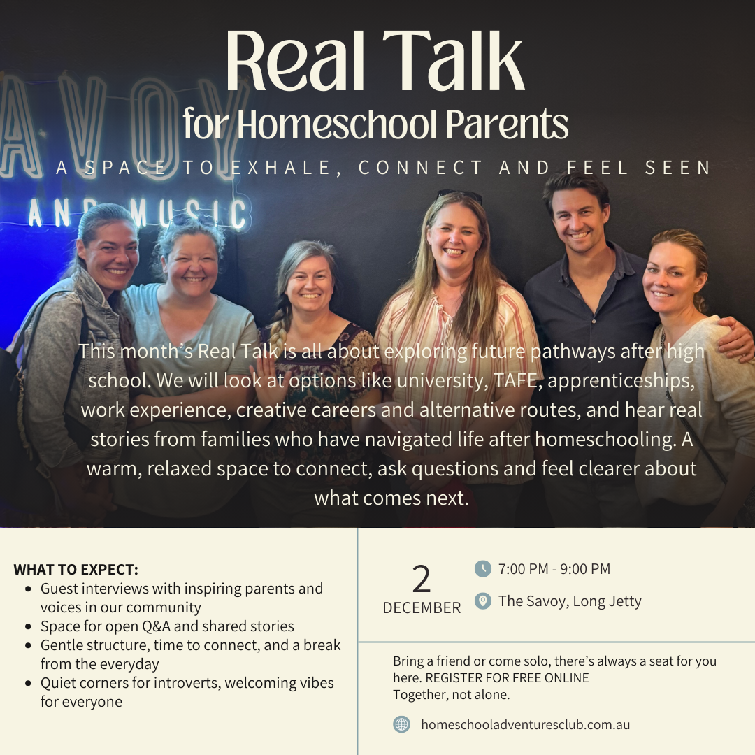 Real Talk for Homeschool Parents | 2nd December 2025 - FREE EVENT