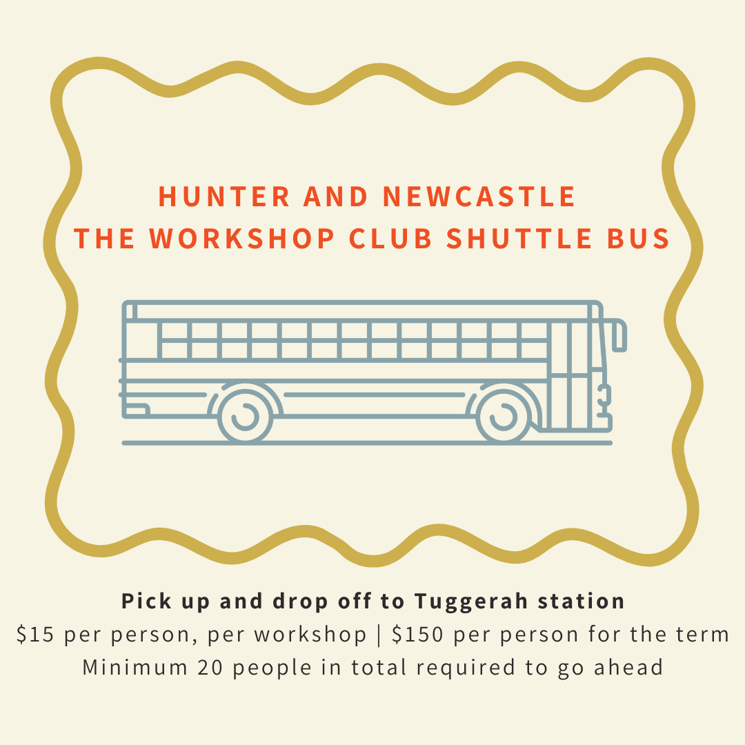 Hunter and Newcastle The Workshop Club Bus Shuttle