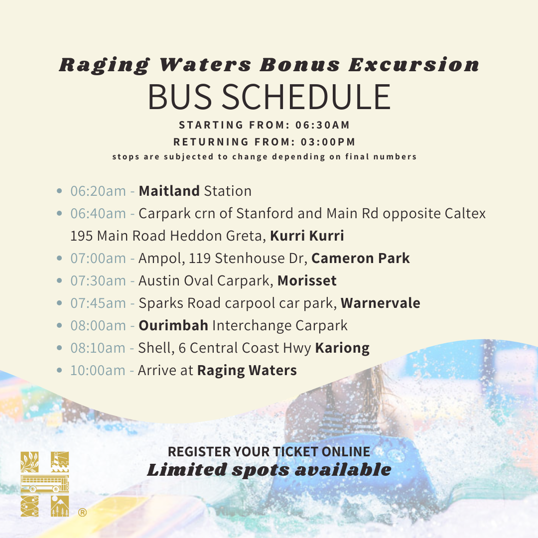 Raging Waters Additional Excursion